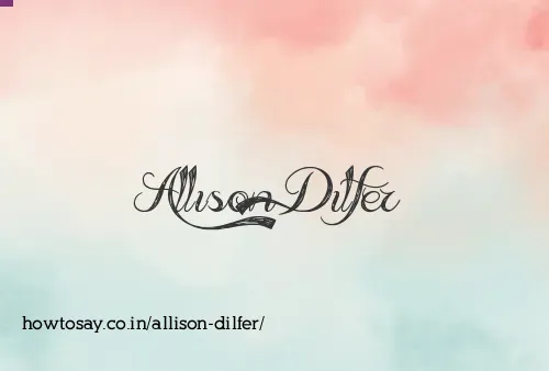 Allison Dilfer