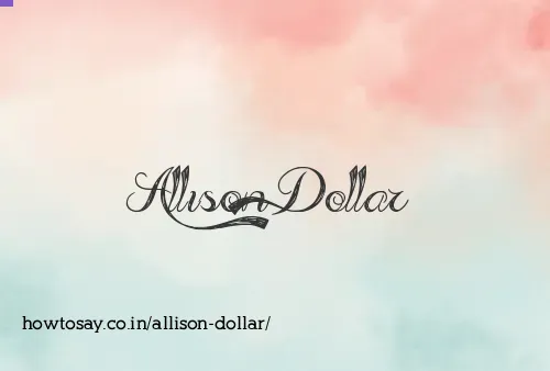 Allison Dollar
