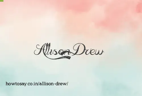 Allison Drew