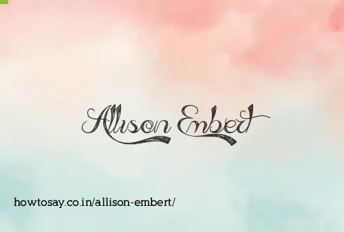 Allison Embert