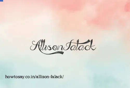 Allison Falack