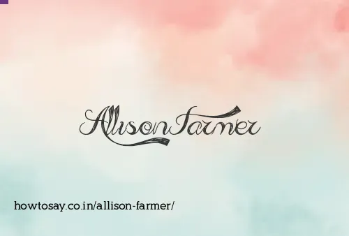 Allison Farmer