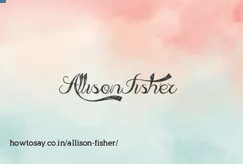 Allison Fisher