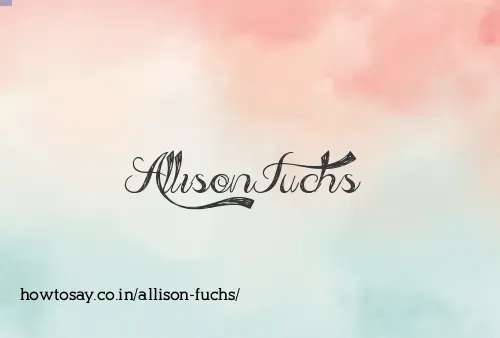 Allison Fuchs