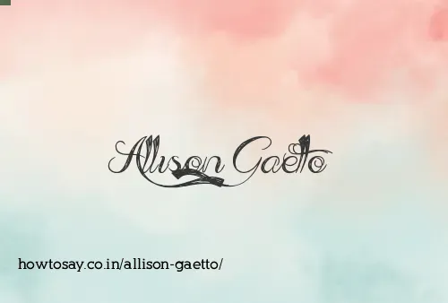 Allison Gaetto