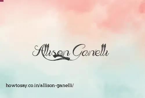 Allison Ganelli