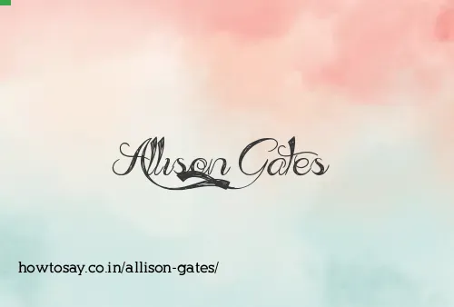 Allison Gates