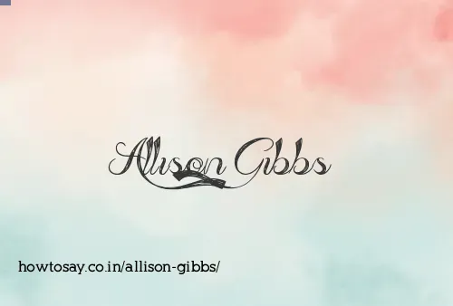 Allison Gibbs