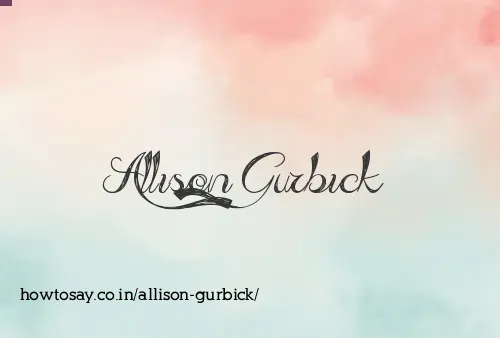 Allison Gurbick