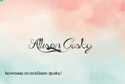 Allison Gusky