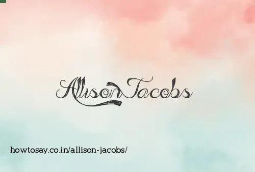 Allison Jacobs