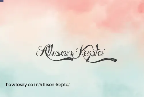 Allison Kepto