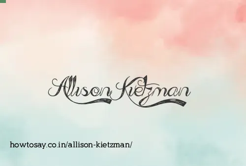Allison Kietzman