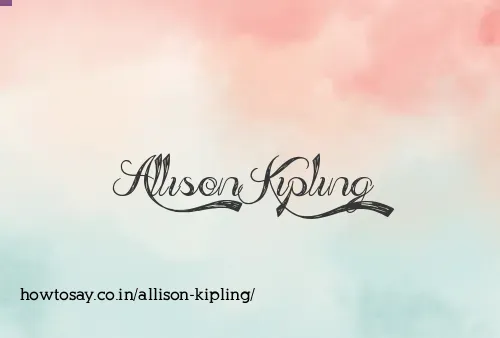 Allison Kipling