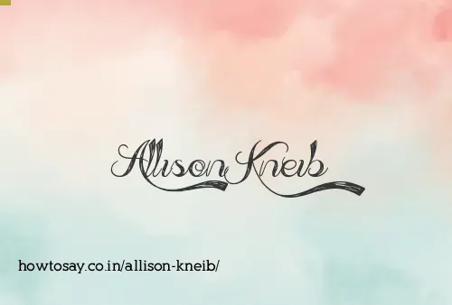 Allison Kneib