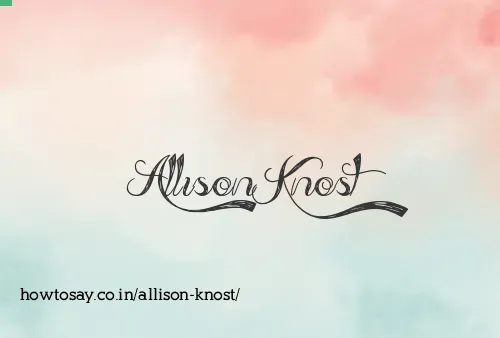 Allison Knost