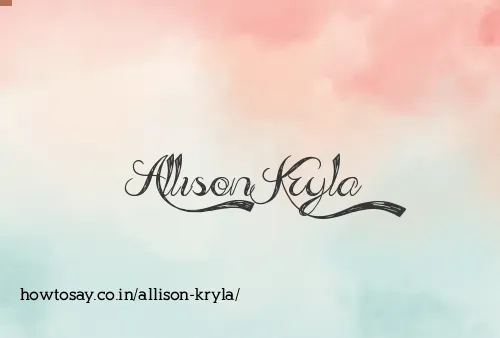 Allison Kryla