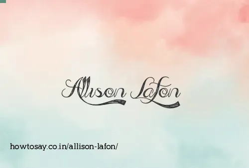 Allison Lafon