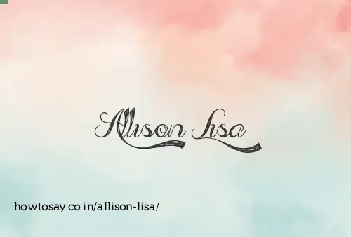 Allison Lisa