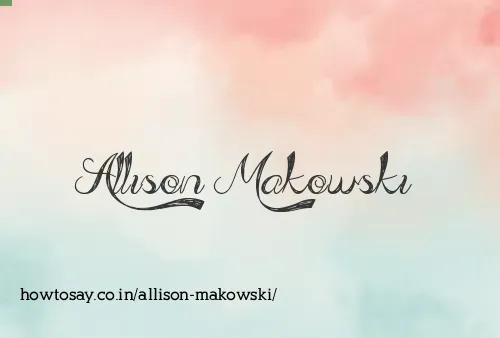 Allison Makowski