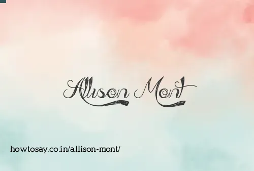 Allison Mont
