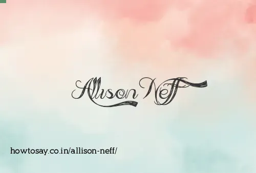 Allison Neff