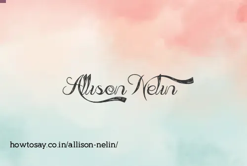 Allison Nelin