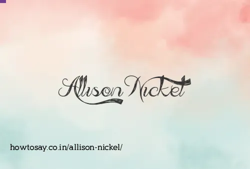 Allison Nickel