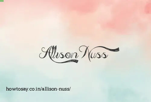 Allison Nuss