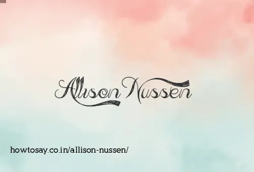 Allison Nussen