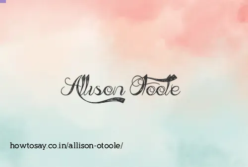 Allison Otoole