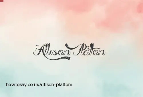 Allison Platton