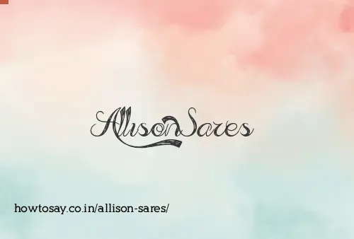 Allison Sares