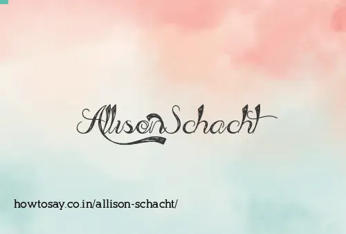 Allison Schacht