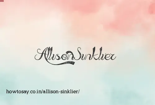 Allison Sinklier