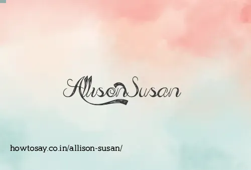 Allison Susan