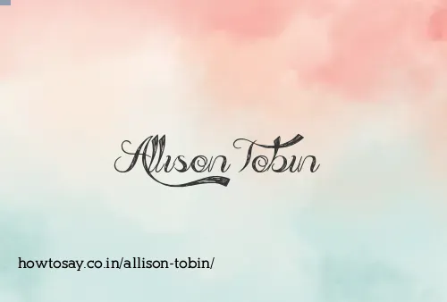 Allison Tobin
