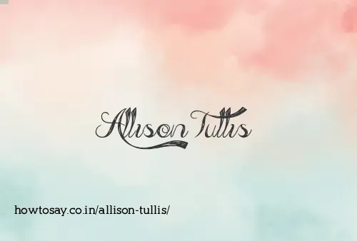 Allison Tullis