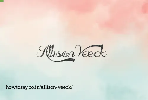 Allison Veeck