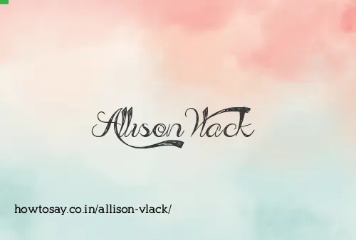 Allison Vlack