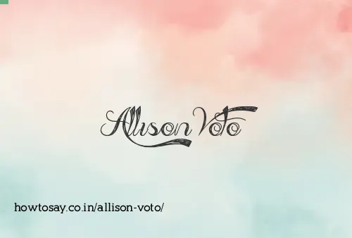Allison Voto