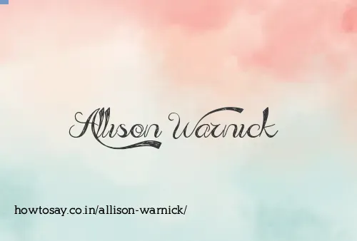 Allison Warnick