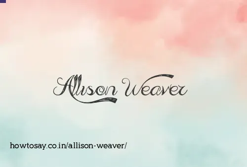 Allison Weaver