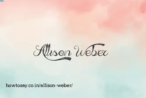 Allison Weber