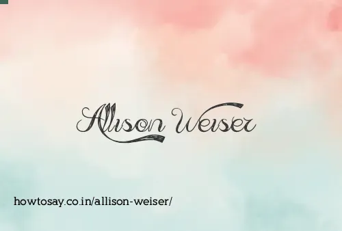 Allison Weiser