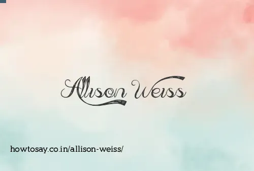 Allison Weiss