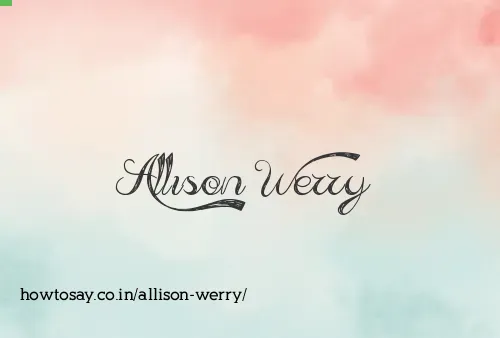 Allison Werry