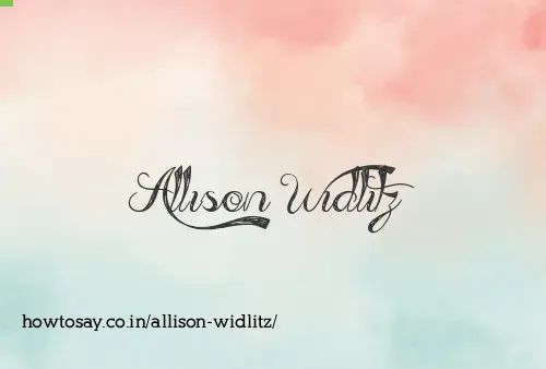 Allison Widlitz