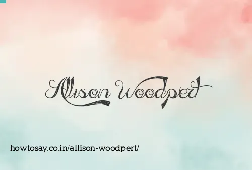 Allison Woodpert