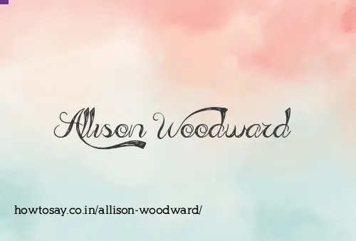 Allison Woodward